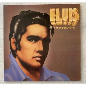 Elvis Presley In Demand LP PL42003 RCA Vinyl Album Fan Club Compilation Orange